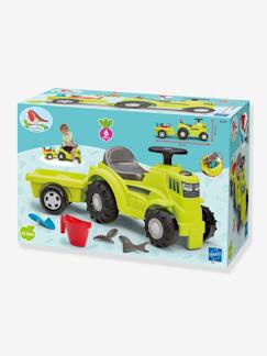 Speelgoed-Buitenspeelgoed-Tractor loopauto met aanhanger 85 cm gevuld ECOIFFIER 