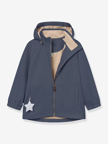 Veste softshell enfant MATADEN MINI A TURE bleu foncé+kaki - vertbaudet enfant 