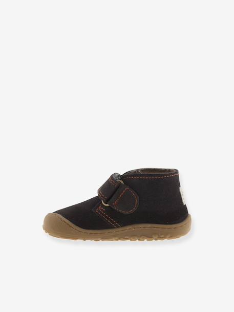Bottines Bosco Barefoot à scratch anthracite - vertbaudet enfant 