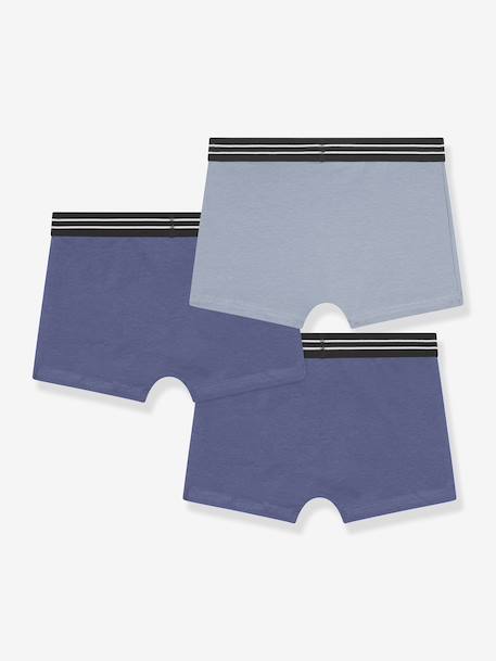Lot de 3 boxers garçon Ecodim bleu+rouge - vertbaudet enfant 