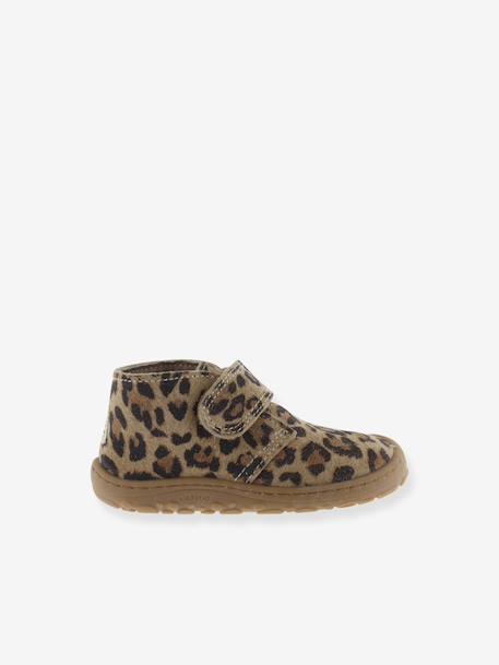 Bottines Bosco Barefoot cuir à scratch marron - vertbaudet enfant 
