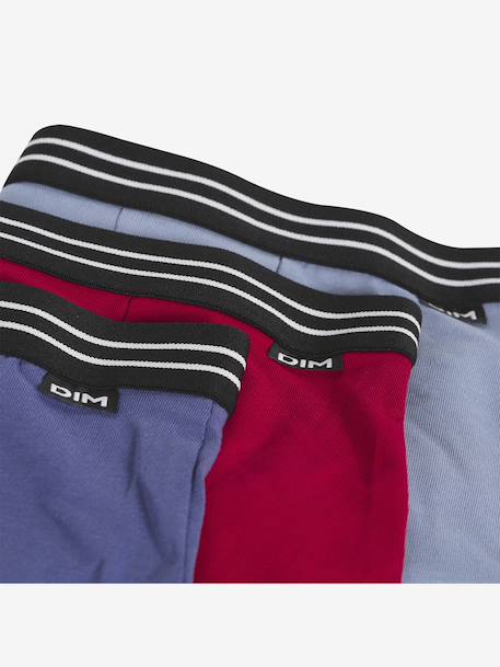 Lot de 3 boxers garçon Ecodim bleu+rouge - vertbaudet enfant 