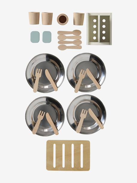 Lave-vaisselle en bois FSC® caramel - vertbaudet enfant 