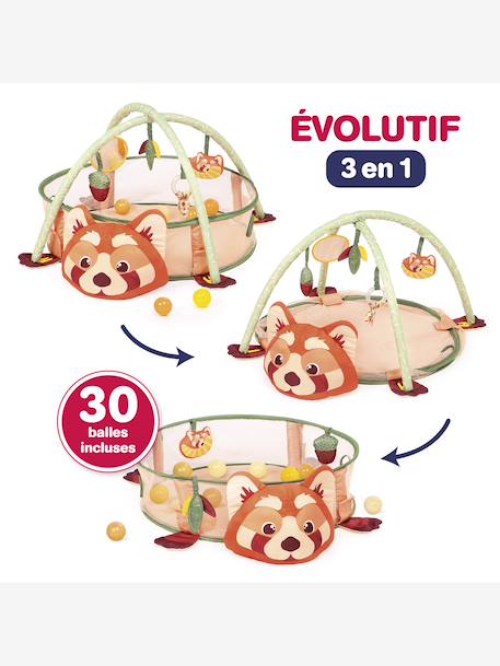 Speelruimte en ballenbak panda meerkleurig - vertbaudet enfant 