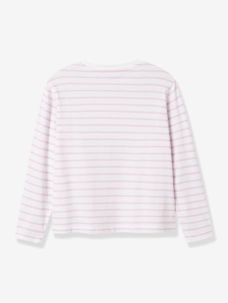 T-shirt voor meisjes met lange mouwen NKFLESLIE NAME IT rozen+zwart - vertbaudet enfant 