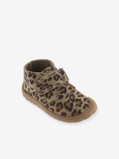 -Bosco Barefoot leren hoge schonen met klittenband VICTORIA 