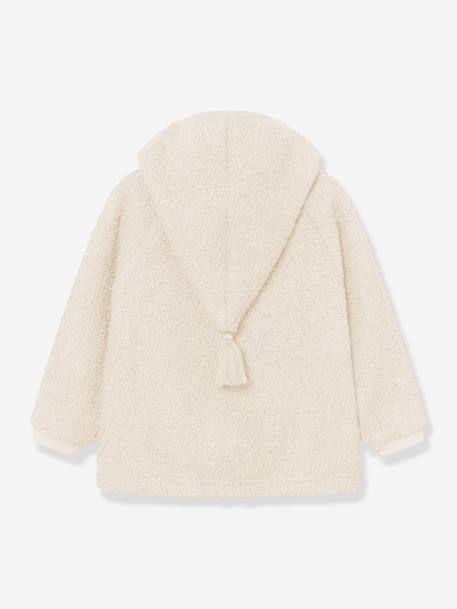 Veste en polaire Teddy MATLIFF Enfants MINI A TURE écru+vert - vertbaudet enfant 