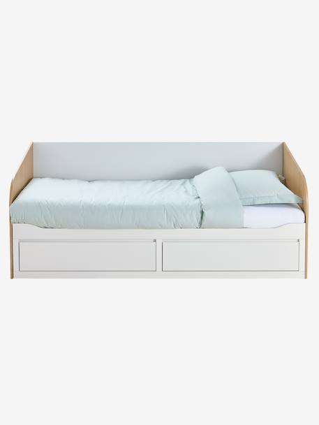 Uitschuifbaar kinderbed 80x200cm met opbergruimte - YEL wit - vertbaudet enfant 
