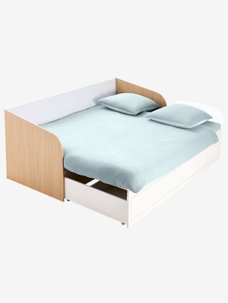 Uitschuifbaar kinderbed 80x200cm met opbergruimte - YEL wit - vertbaudet enfant 