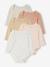 Lot de 5 bodies naissance avec ouverture américaine rose pâle - vertbaudet enfant 