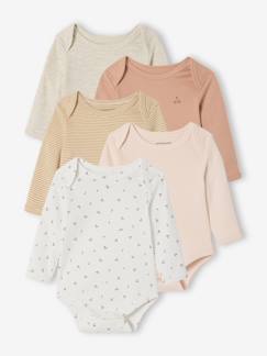 -Set van 5 body's voor pasgeborenen met Amerikaanse opening 