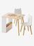 Set table et 2 chaises enfant ourson blanc - vertbaudet enfant 