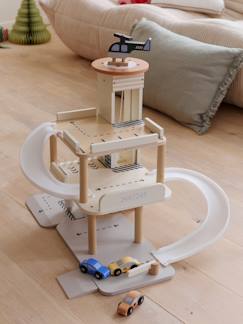 Jouet-Jeux d'imagination-Garage 3 niveaux avec ascenseur en bois FSC®