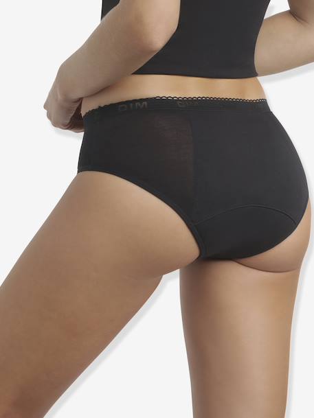 Culotte menstruelle fille en coton bio My Protect Flux très Abondant noir - vertbaudet enfant 