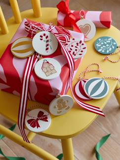 Lot de 10 boules de Noël en bois MOONY  - vertbaudet enfant