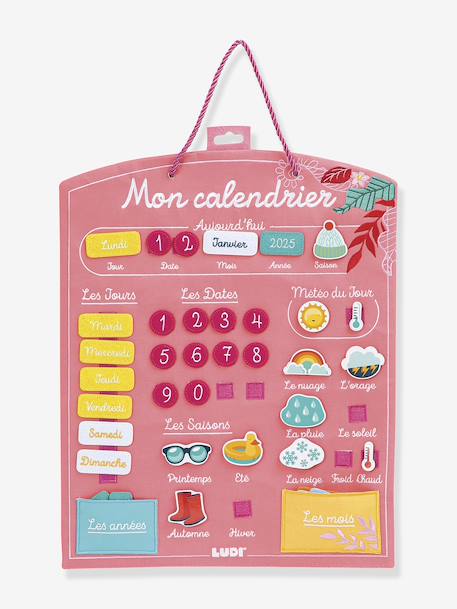 Calendrier corail+vert amande - vertbaudet enfant 