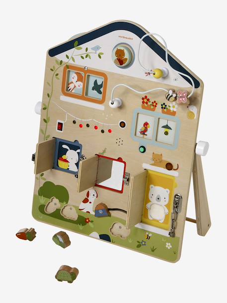 Planche d'activités sons et lumières en bois FSC® bois - vertbaudet enfant 