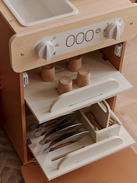 Lave-vaisselle en bois FSC® caramel - vertbaudet enfant 