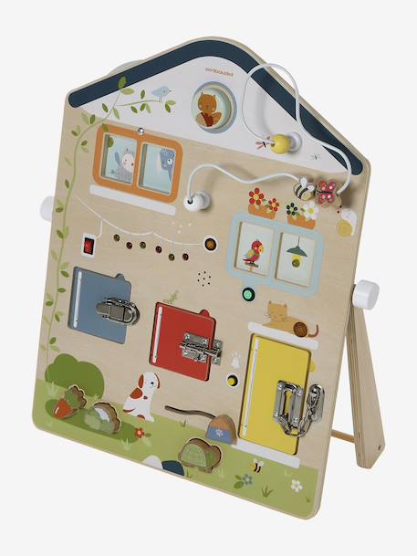 Planche d'activités sons et lumières en bois FSC® bois - vertbaudet enfant 