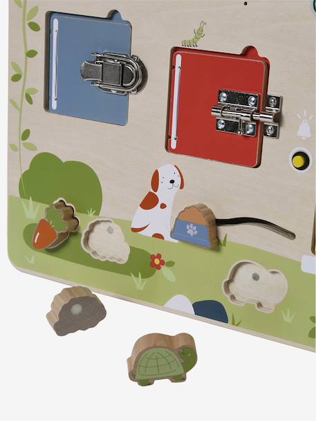 Planche d'activités sons et lumières en bois FSC® bois - vertbaudet enfant 