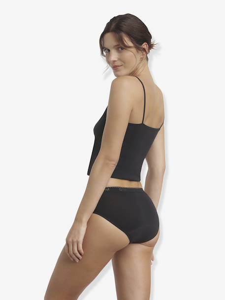 Culotte de règles fille en coton bio My Protect Noir flux moyen noir - vertbaudet enfant 