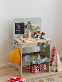 Speelgoed-Imitatiespelletjes-Doe-het-zelf werkbank met benodigdheden / toebehoren van FSC®-hout 