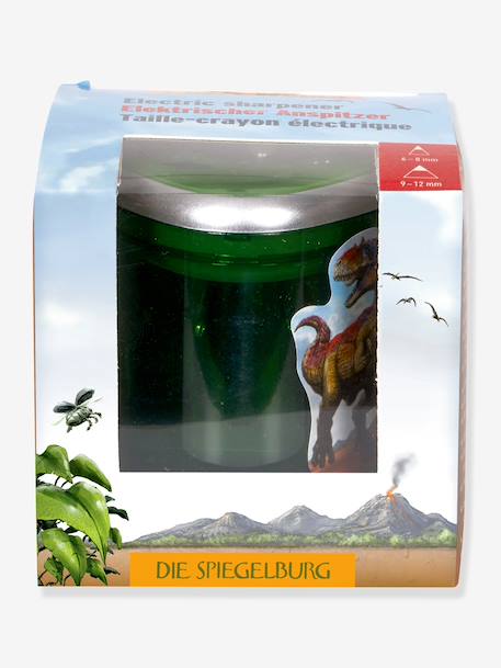 Taille-crayon électrique garçon T-REX WORLD Die Spiegelburg vert - vertbaudet enfant 