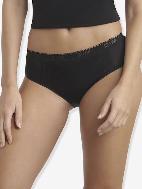 Culotte de règles fille en coton bio My Protect Noir flux moyen noir - vertbaudet enfant 