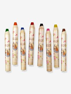 Jouet-Activités artistiques-Tableaux, dessin et peinture-Lot de 8 crayons de couleur pour filles MEIN KLEINER PONYHOF Die Spiegelburg