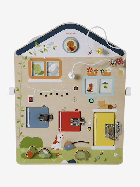 Planche d'activités sons et lumières en bois FSC® bois - vertbaudet enfant 