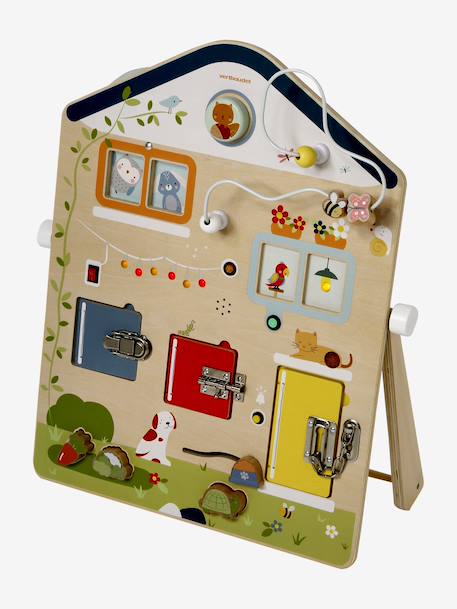 Planche d'activités sons et lumières en bois FSC® bois - vertbaudet enfant 