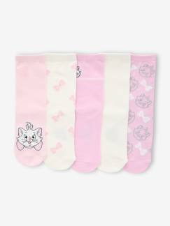 Fille-Sous-vêtement-Lot de 5 paires de chaussettes fille Disney Animals Marie les Aristochats