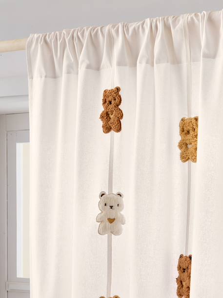 Verduisterend gordijn slinger OURSON beige - vertbaudet enfant 