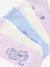 Set van 5 paar Disney® REINE DES NEIGES enkelsokken lila (poederkleur) - vertbaudet enfant 