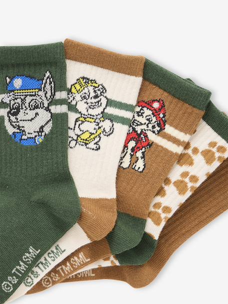 Set van 5 paar enkelsokken PAT PATROUILLE® kameel - vertbaudet enfant 