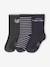 Lot de 3 paires de chaussettes « skate » garçon anthracite - vertbaudet enfant 