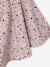 Regenjas LILIBETH met capuchon voor meisjes met bloemenprint lichtroze+rozen - vertbaudet enfant 