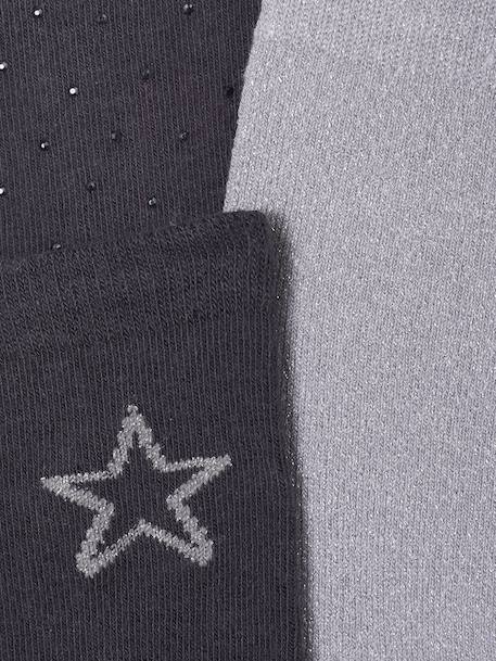 Lot de 3 paires de chaussettes JONEN fille anthracite - vertbaudet enfant 