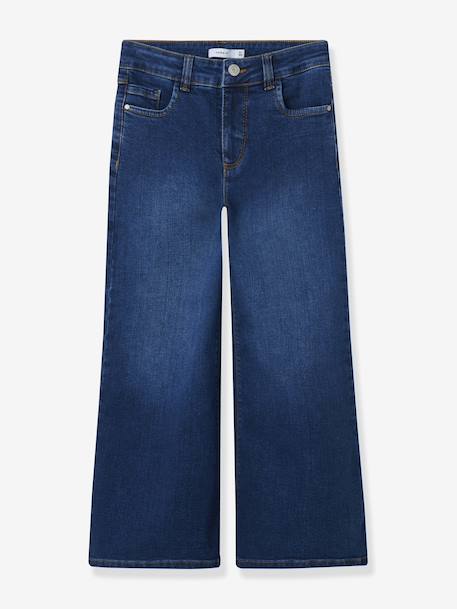 Meisjeskleding blauwzwart denim+denim noir - vertbaudet enfant 