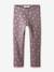 Leggings en molleton pour filles NMFTAVINA NAME IT bleu foncé+mauve - vertbaudet enfant 