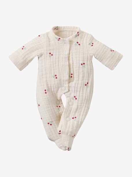 Koala pyjama voor 30/33 cm en 36 cm poppen grijs+rood - vertbaudet enfant 