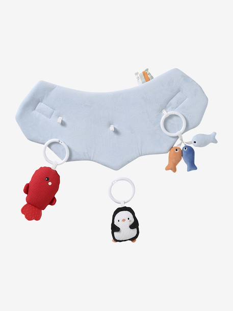 Coussin bébé des découvertes beige+blanc+marron+ORANGE+vert - vertbaudet enfant 