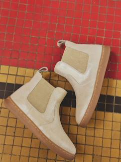 Chaussures-Chaussures fille 23-38-Boots, bottines-Boots fille cuir zippées