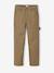 Pantalon loose en toile cappuccino - vertbaudet enfant 