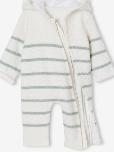 Ensemble bébé combinaison + chaussettes coffret cadeau naissance vert sauge - vertbaudet enfant 