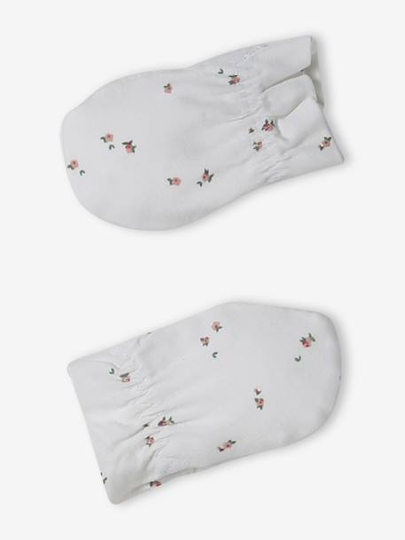 Ensemble bonnet, moufles, foulard et chaussons bébé rose - vertbaudet enfant 