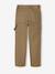 Pantalon loose en toile cappuccino - vertbaudet enfant 