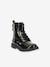 Blush hoge schonen KICKERS zwart - vertbaudet enfant 