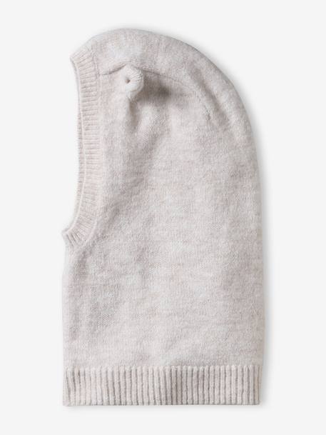 Cagoule fille à oreilles de chat écru - vertbaudet enfant 