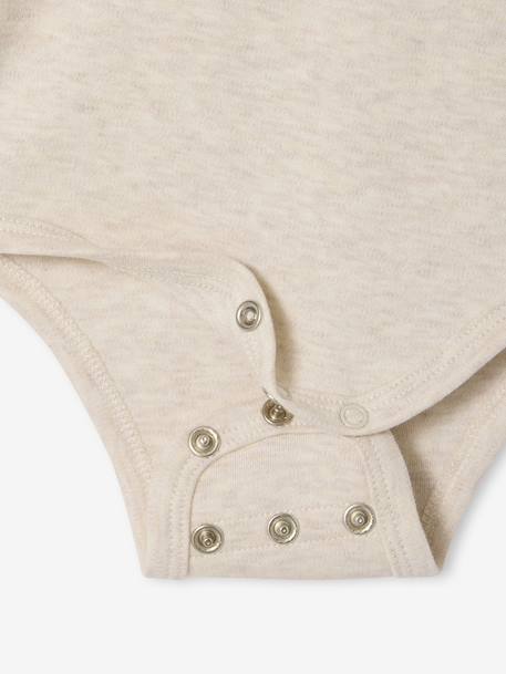 Lot de 5 bodies naissance évolutifs écru - vertbaudet enfant 